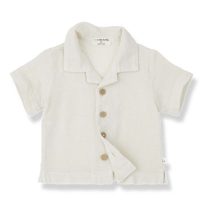 One More In The Family- DAVID Button Up (ivory)