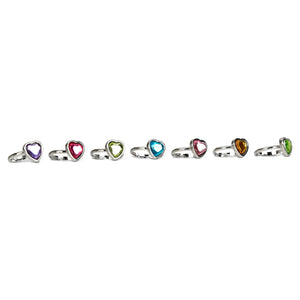 iscream- Days of the Week Stick-on Earrings and Rings