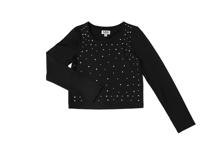 MIA NEW YORK- Glam Top Black