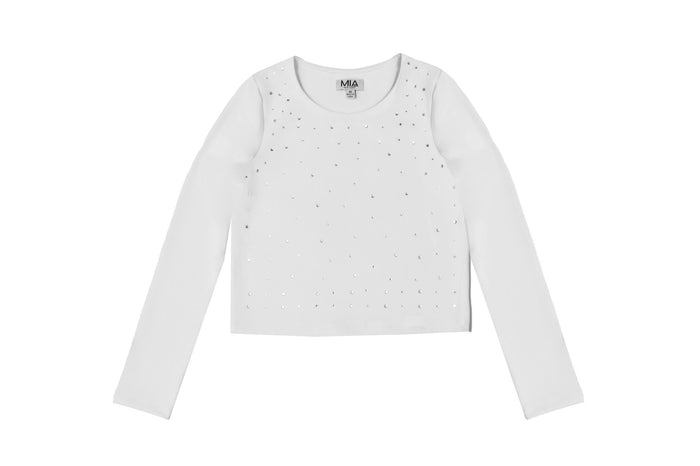 MIA NEW YORK- Glam Top White