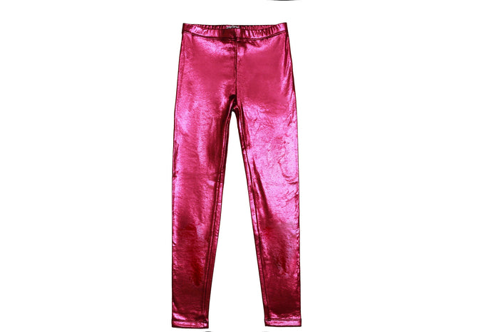 MIA NEW YORK- Purple Glitter Leggings