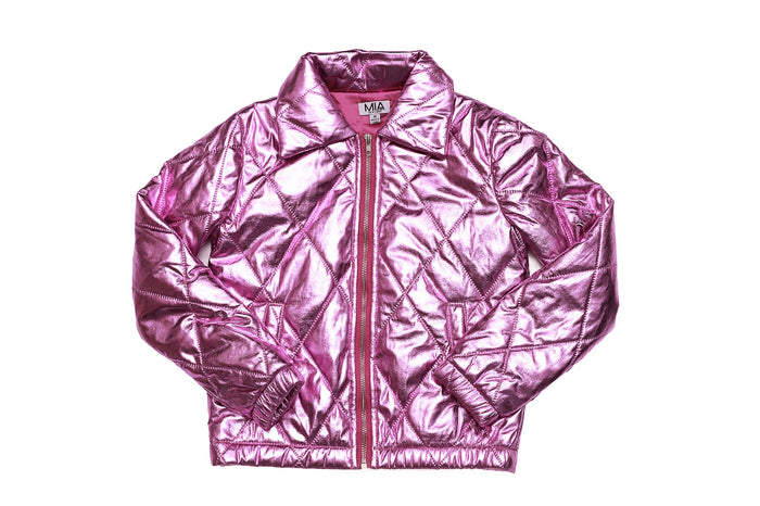 Mia New York- Quilted Puffer Jacket Pink