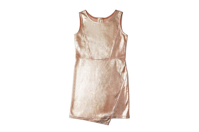 MIA NEW YORK- Asymmetrical dress (gold)