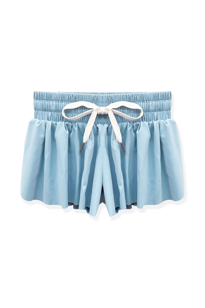 KATIEJ NYC- TWEEN FARRAH SHORTS (baby blue)