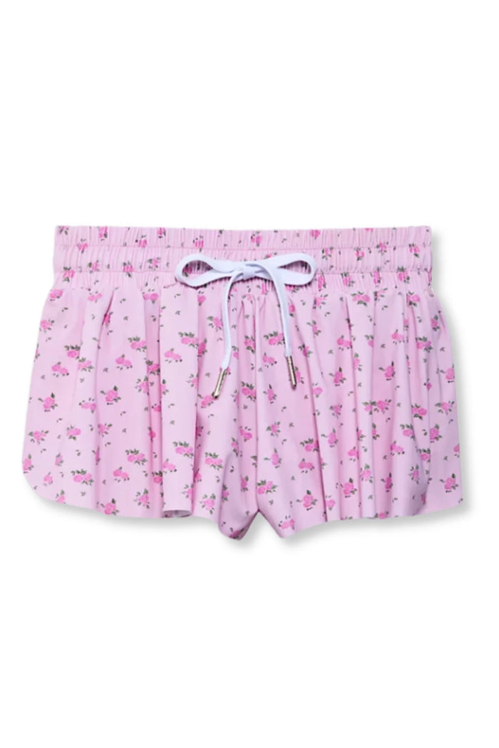 KATIEJ NYC- TWEEN FARRAH SHORTS (blush rose ditsy)