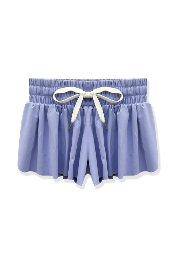 KATIEJ NYC- TWEEN FARRAH SHORTS (periwinkle blue)