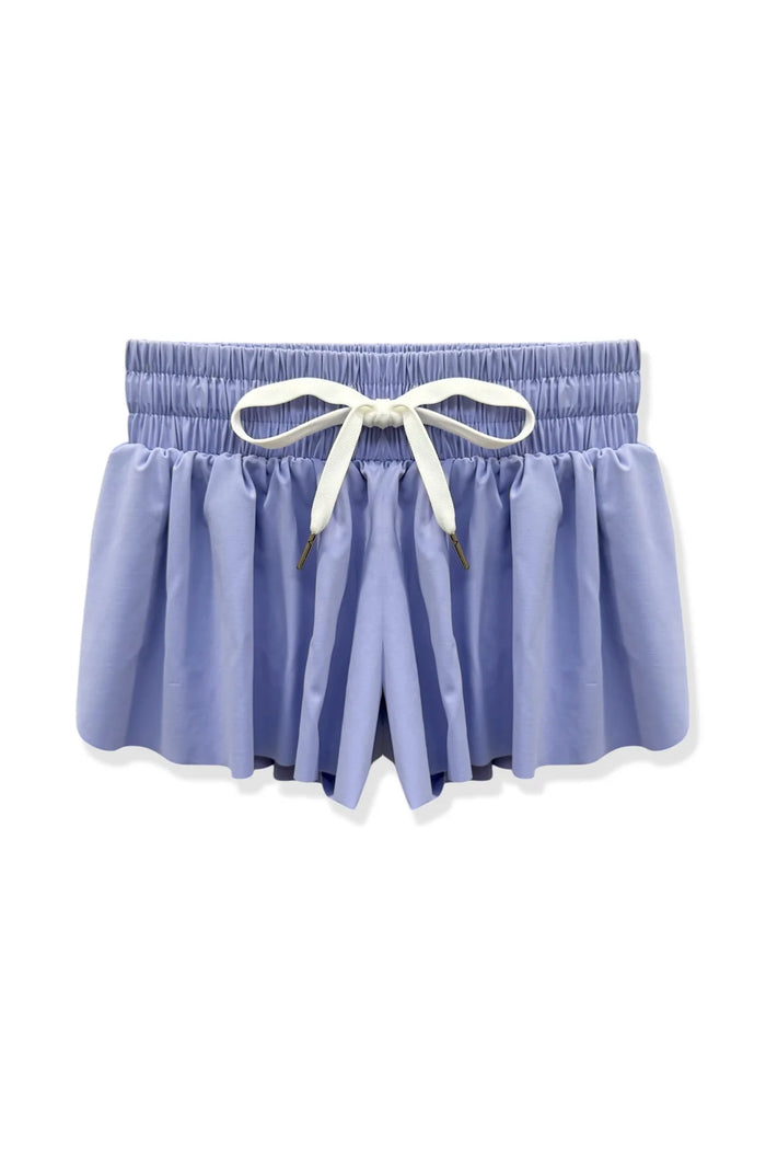 KATIEJ NYC- TWEEN FARRAH SHORTS (periwinkle blue)