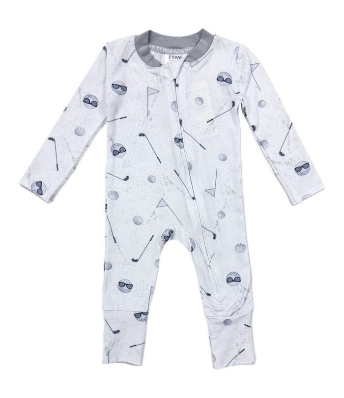 esme- Tee Time Boy Flip Footie