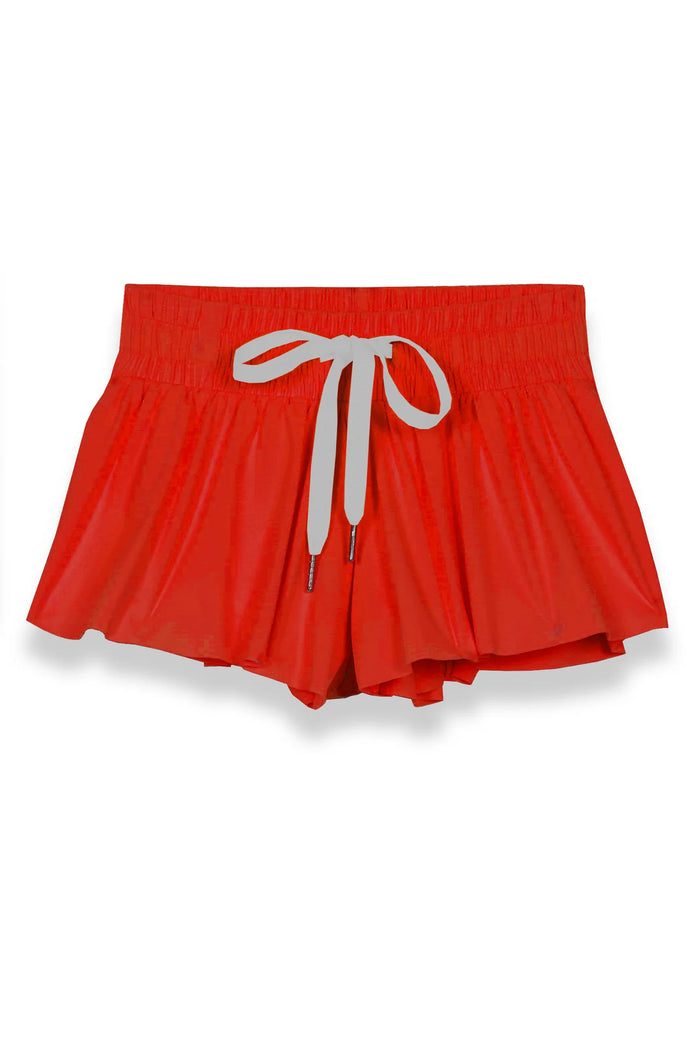 KATIEJ NYC- TWEEN FARRAH SHORTS (red)