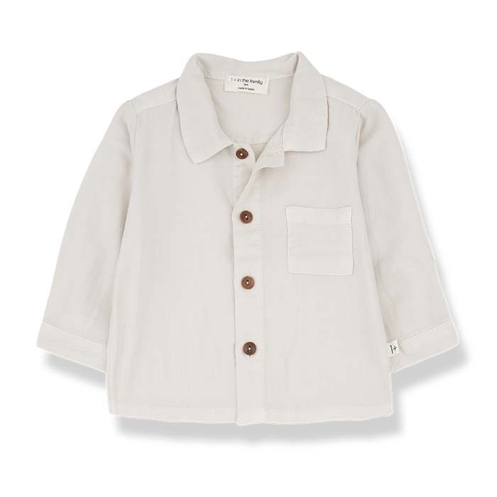 1 + in the family- GUILLAUME button-down shirt (rice)