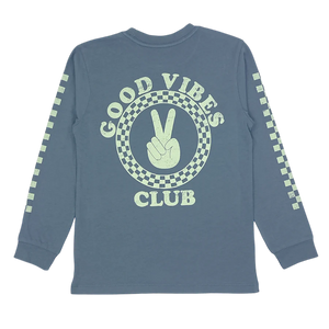 Tiny Whales- GOOD VIBES CLUB LS TEE