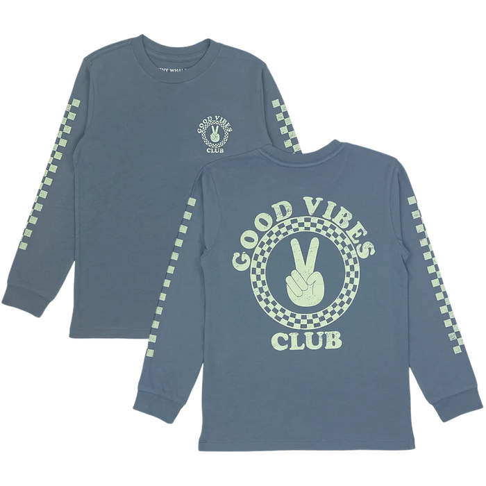 Tiny Whales- GOOD VIBES CLUB LS TEE