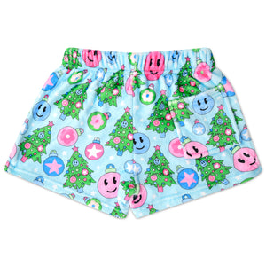 iscream- Groovy Holiday Plush Shorts