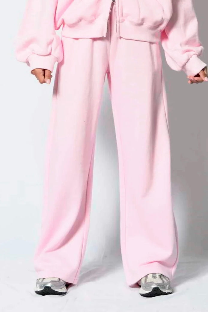 KATIEJ NYC- TWEEN HADEN BARREL LEG SWEATPANTS (Ballet Pink)
