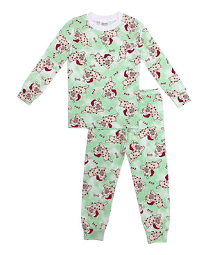 Esme- XMAS Pug Long Sleeve Pajamasu
