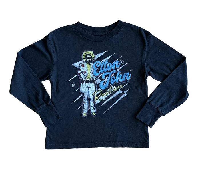 rowdy sprout- Elton John Rocketman Long Sleeve (jet black)