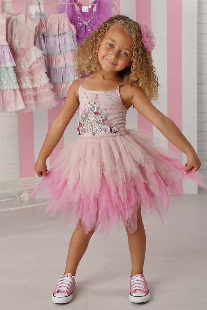 Ooh! La, La! Couture- Castle Dress (Blush/Candy Pink)