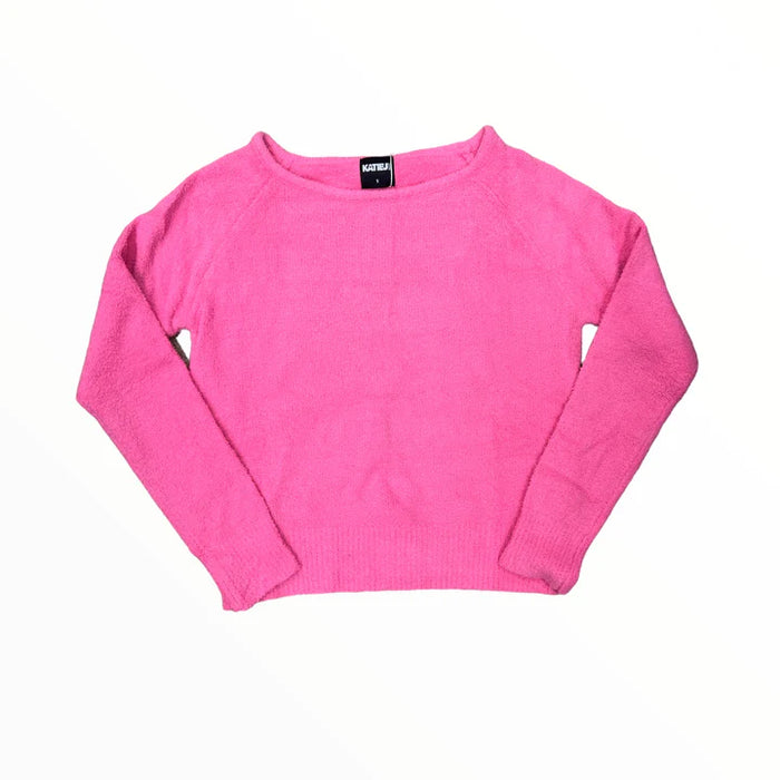 KatieJ NYC- Parker Off Shoulder Sweater (Pink)