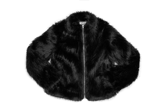 Mia NYC - Lux Fur Jacket (Black)