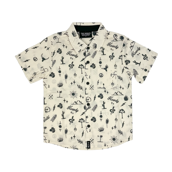 TINY WHALES- Malone Button Up