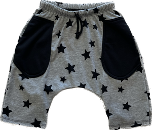 Jagged Culture - Grey Black Star Short