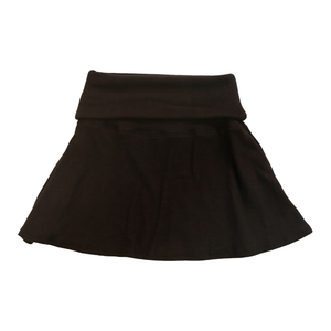 T2LOVE- Black Fold Over Skirt