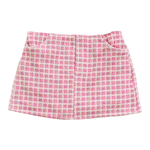 T2LOVE- Pink Tweed Skort