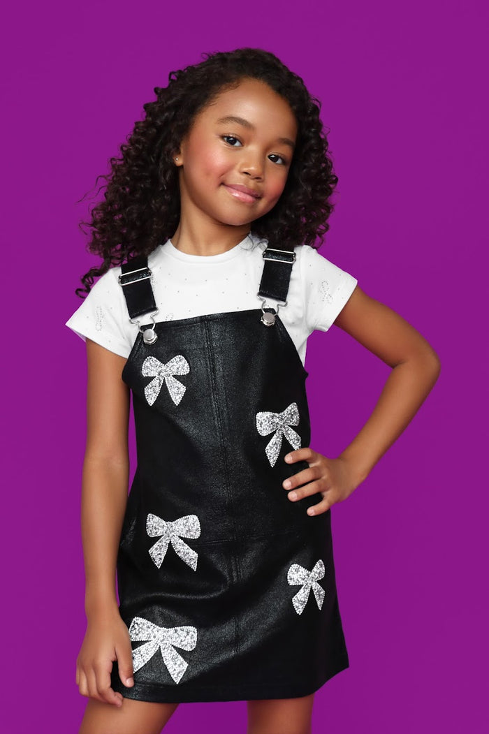 MIA NEW YORK- Bow Overalls Black