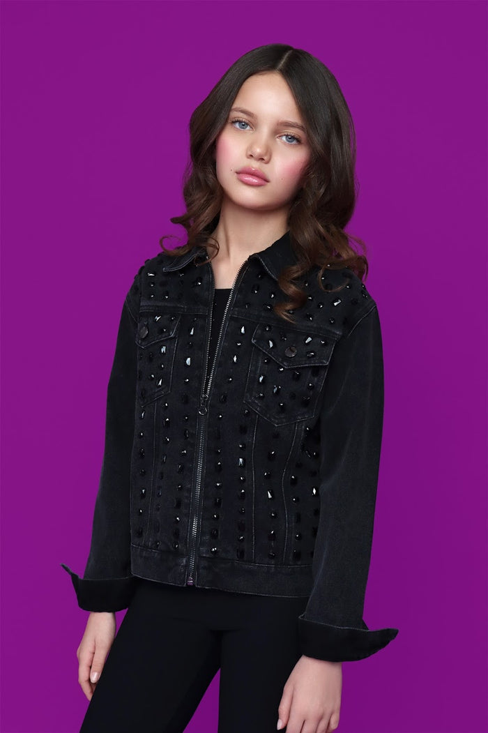 MIA NEW YORK- Denim Jacket Black
