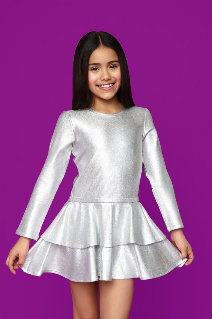 Mia New York- Tierd Dress Silver