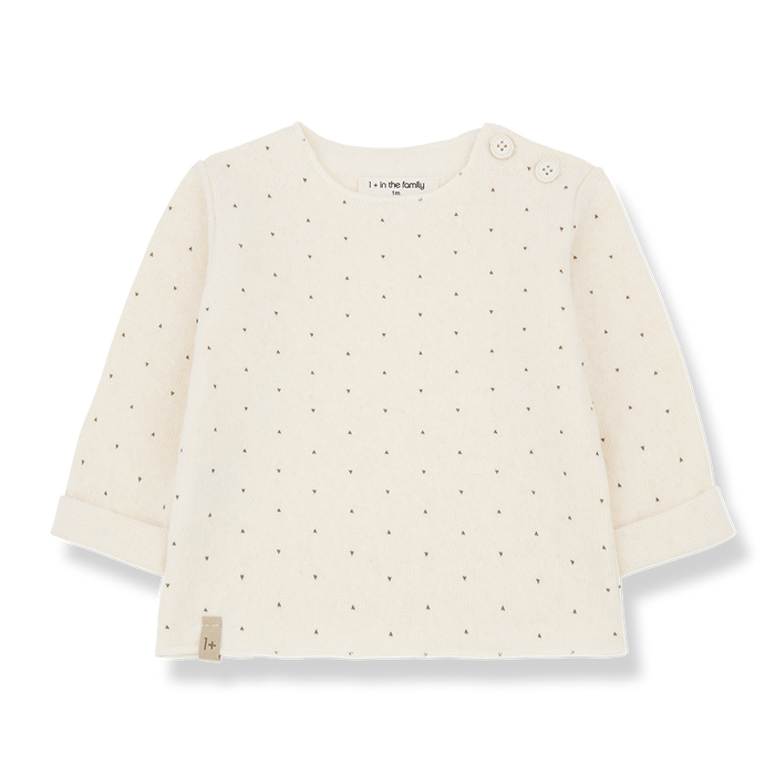 1 + in the family- JUTTA long sleeve t-shirt (ecru)