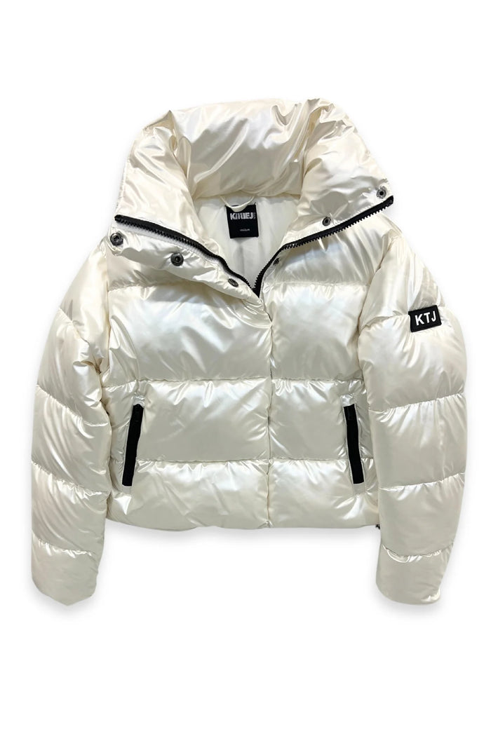 KATIEJ NYC- TWEEN JENNIFER PUFFER JACKET (opal irredescent)