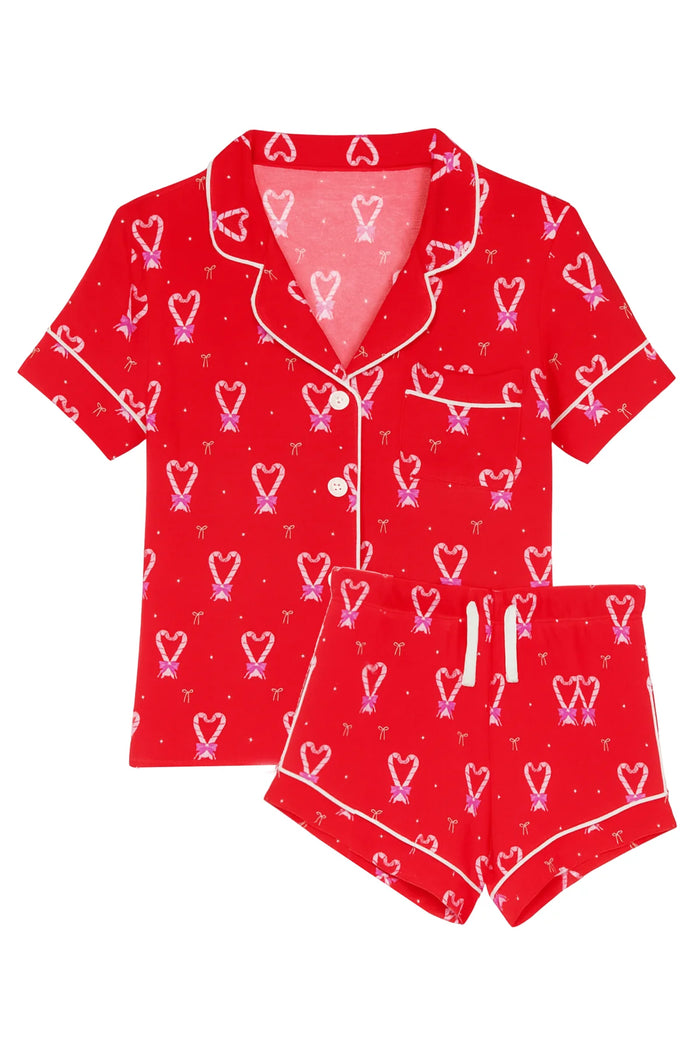 KATIEJ NYC- TWEEN LYNN HOLIDAY SHORTS LOUNGE SET (Christmas)