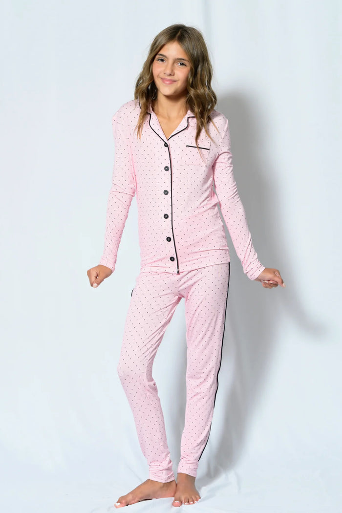 KATIEJ NYC- TWEEN MAIA PRINTED LOUNGE SET