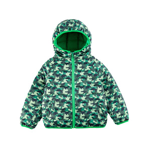 calonie- Ryan Dinosaur Camo Down Jacket