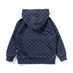 Munsterkids- Raceme Hoody (washed dk denim)