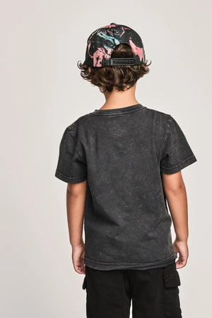 Munsterkids- Plain SS Tee Washed Black