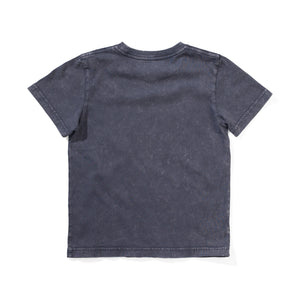 Munsterkids- Plain SS Tee Washed Black