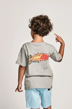 Munsterkids- DREAM RIDE SS TEE Charcoal