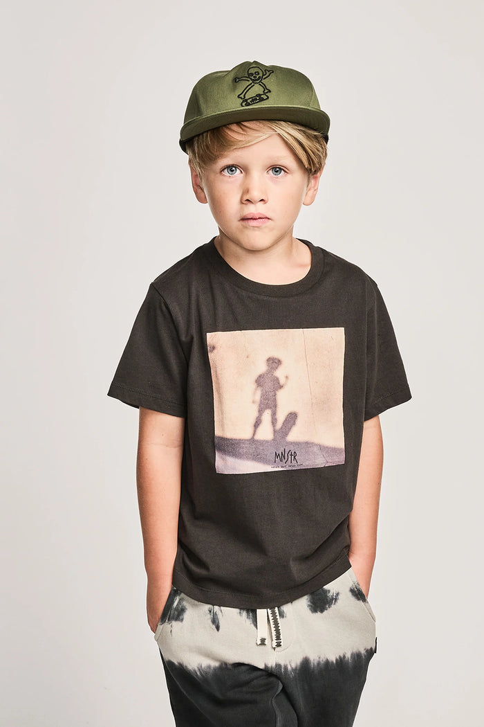 Munsterkids- DROP IT SS TEE soft black