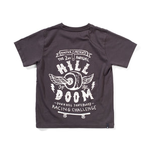 Munsterkids- Doom Hill SS TEE (soft black)