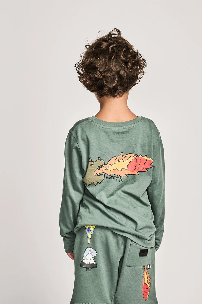 Munsterkids- TUBES LS TEE new green