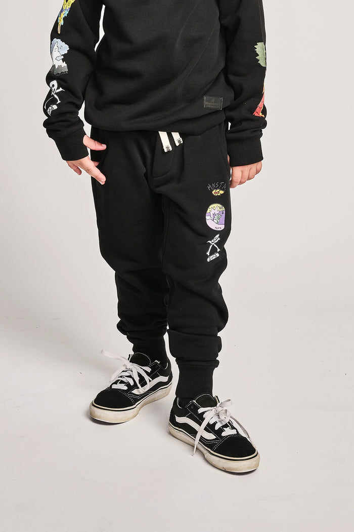 Munsterkids- STICKERS PANT black