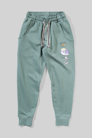 Munsterkids- STICKERS PANT new green