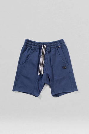 munstrkids- SLACKENOFF SHORT (washed DK denim)