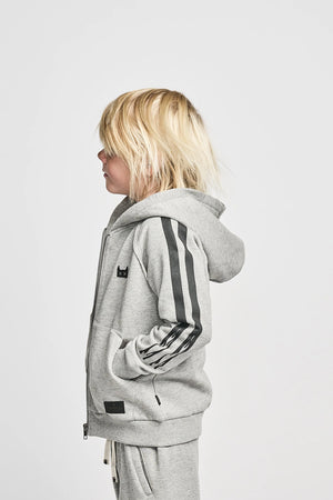 munstrkids- MUNDAS ZIP (grey marle)