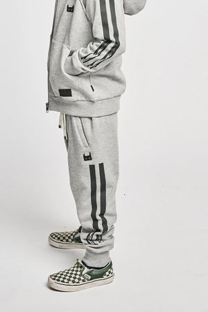 munstrkids- 2 FLAMES PANT (grey marle)