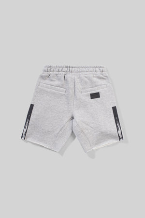 munstrkids- SIDE FLAMES SHORT (grey marle)