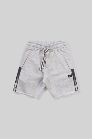 munstrkids- SIDE FLAMES SHORT (grey marle)