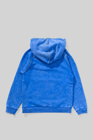 MNSTRKIDS- FLATFLOCK HOODY (mineral royal blue)